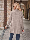 Open Front Cardigan with Pockets - Trendsi - Flyclothing LLC