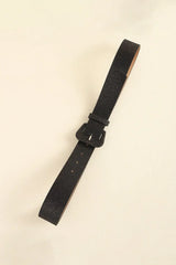 Glitter PU Leather Belt - Trendsi - Flyclothing LLC