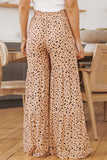 Printed Wide Tiered Pants - Trendsi - Flyclothing LLC