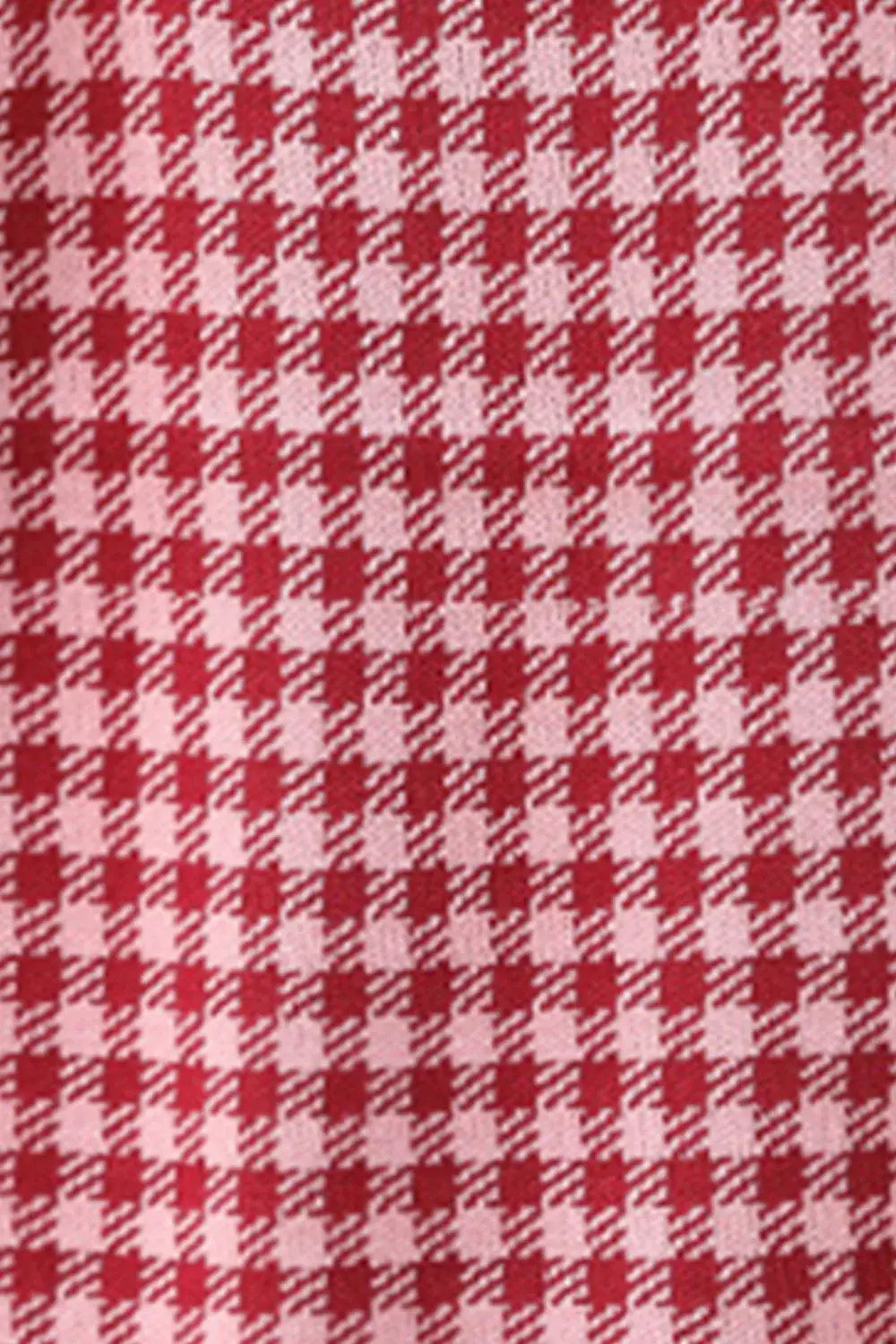 Plaid Round Neck Sleeveless Knit Top - Trendsi - Flyclothing LLC