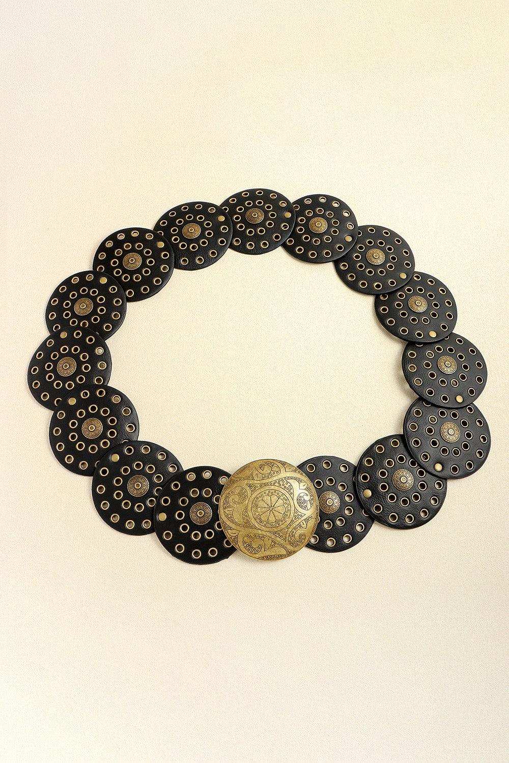 Vintage PU Leather Wide Belt - Trendsi - Flyclothing LLC