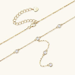 1.1 Carat Moissanite 925 Sterling Silver Necklace - Trendsi