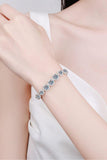 925 Sterling Silver 10.4 Carat Moissanite Bracelet - Trendsi
