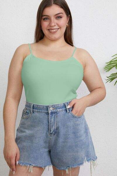 Basic Bae Full Size Round Neck Slim Cami - Trendsi - Flyclothing LLC