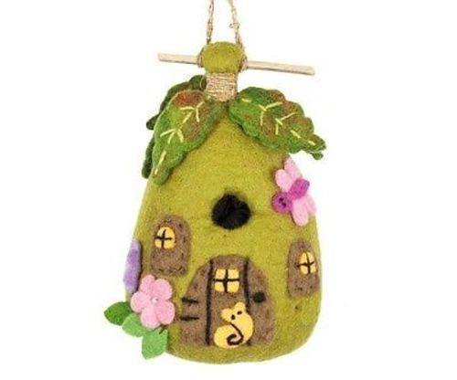 Felt Birdhouse fairy House - Wild Woolies - Wild Woolies