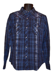 Pop Icon Mixed Plaid Shirt - Flyclothing LLC