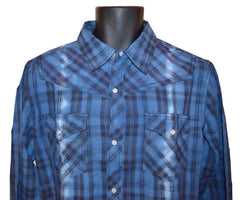 Pop Icon Mixed Plaid Shirt - Pop Icon Clothing