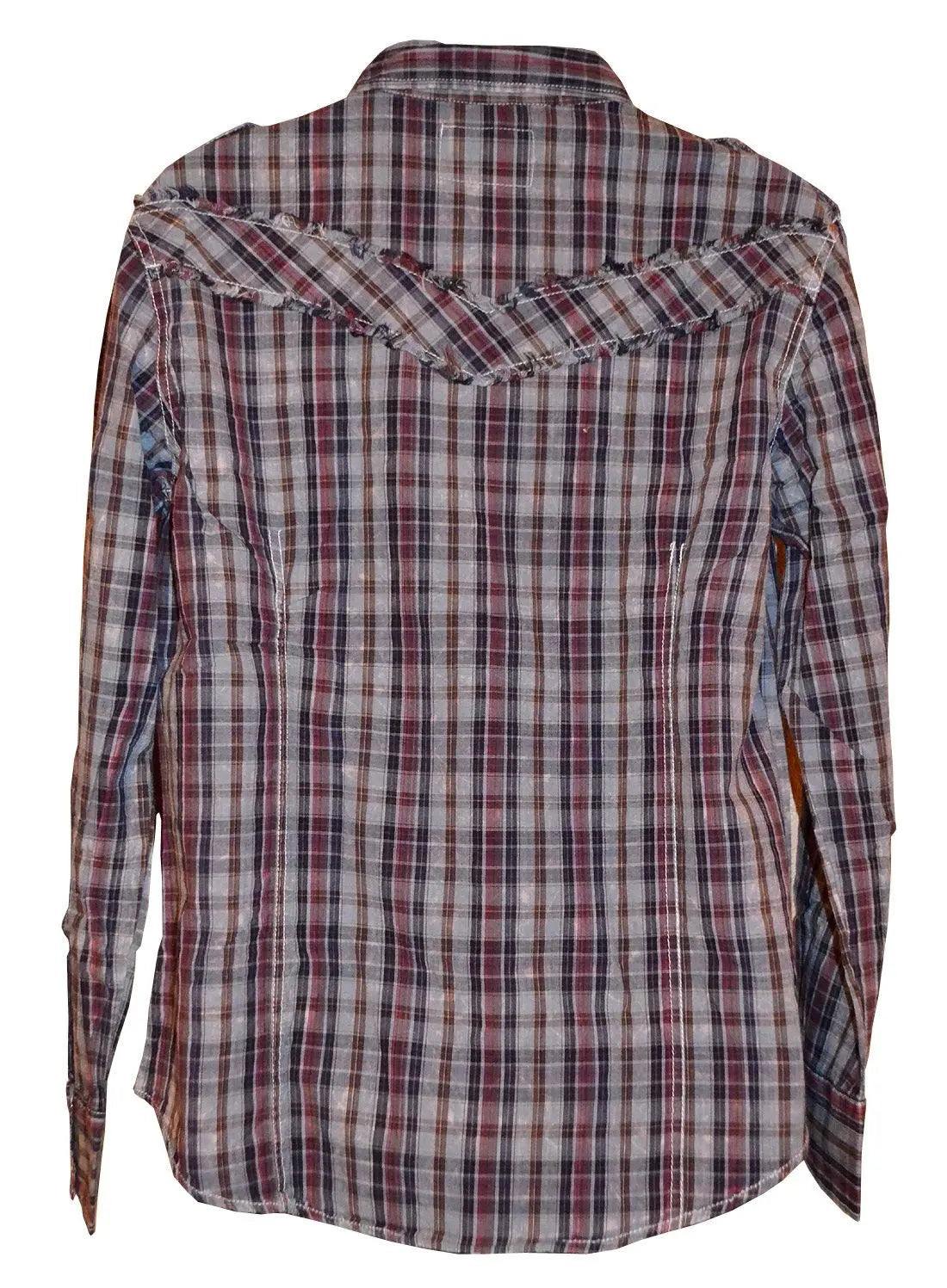 Pop Icon Purple Plaid Button Down Shirt - Pop Icon Clothing