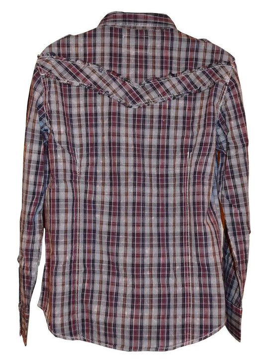 Pop Icon Purple Plaid Button Down Shirt - Pop Icon Clothing