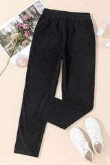Drawstring Straight Pants with Pockets - Trendsi - Flyclothing LLC