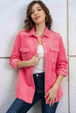 Button Down Collared Jacket - Trendsi - Flyclothing LLC