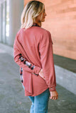 Plaid Button Down Collared Jacket - Trendsi - Flyclothing LLC
