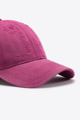 Distressed Adjustable Baseball Cap - Trendsi