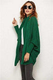 Open Front Batwing Sleeve Cardigan - Trendsi - Flyclothing LLC