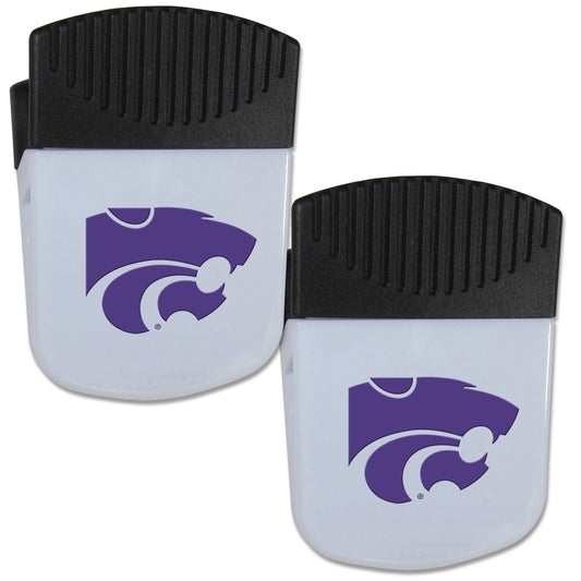 Kansas St. Wildcats Chip Clip Magnet with Bottle Opener, 2 pack - Flyclothing LLC