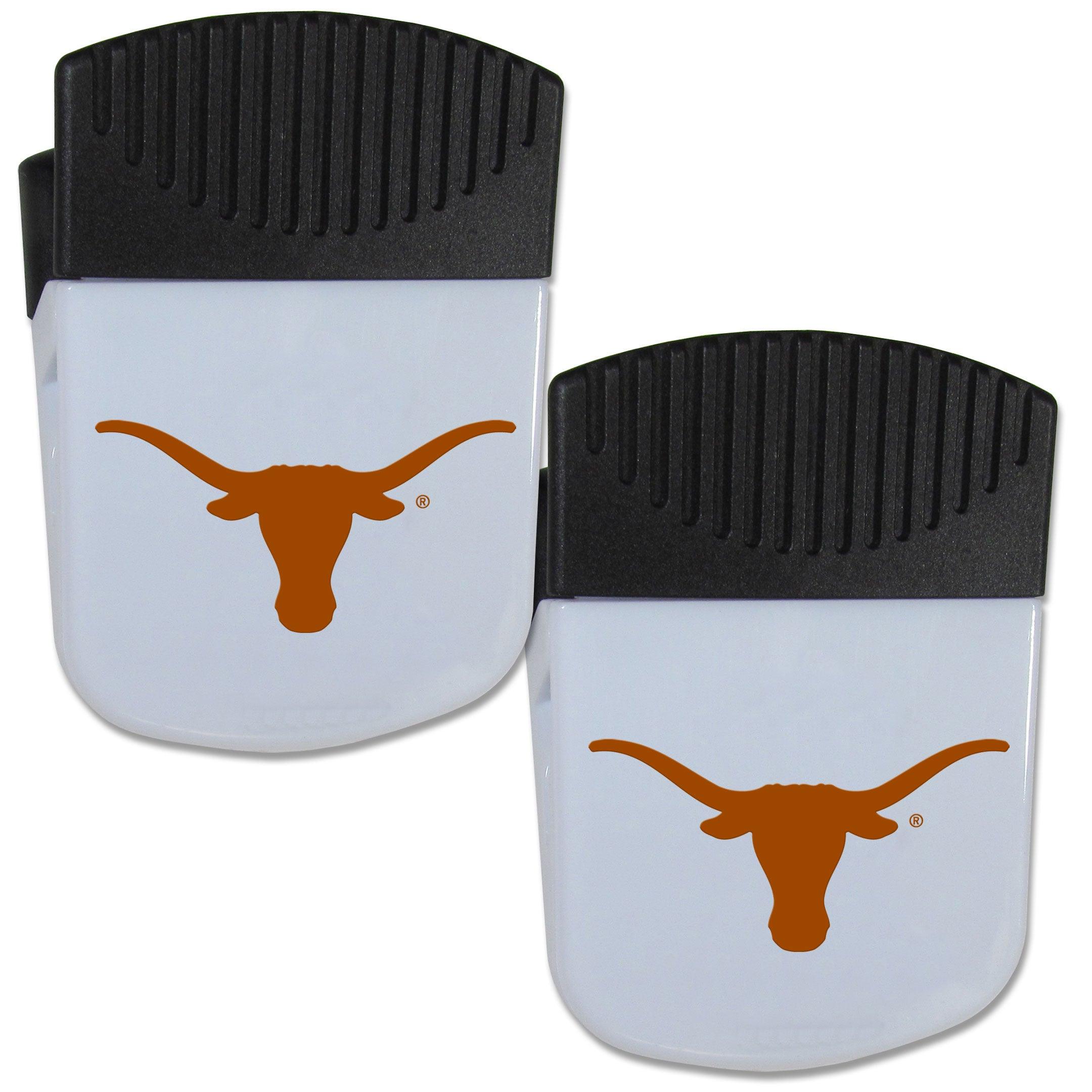 Texas Longhorns Chip Clip Magnet with Bottle Opener, 2 pack - Flyclothing LLC