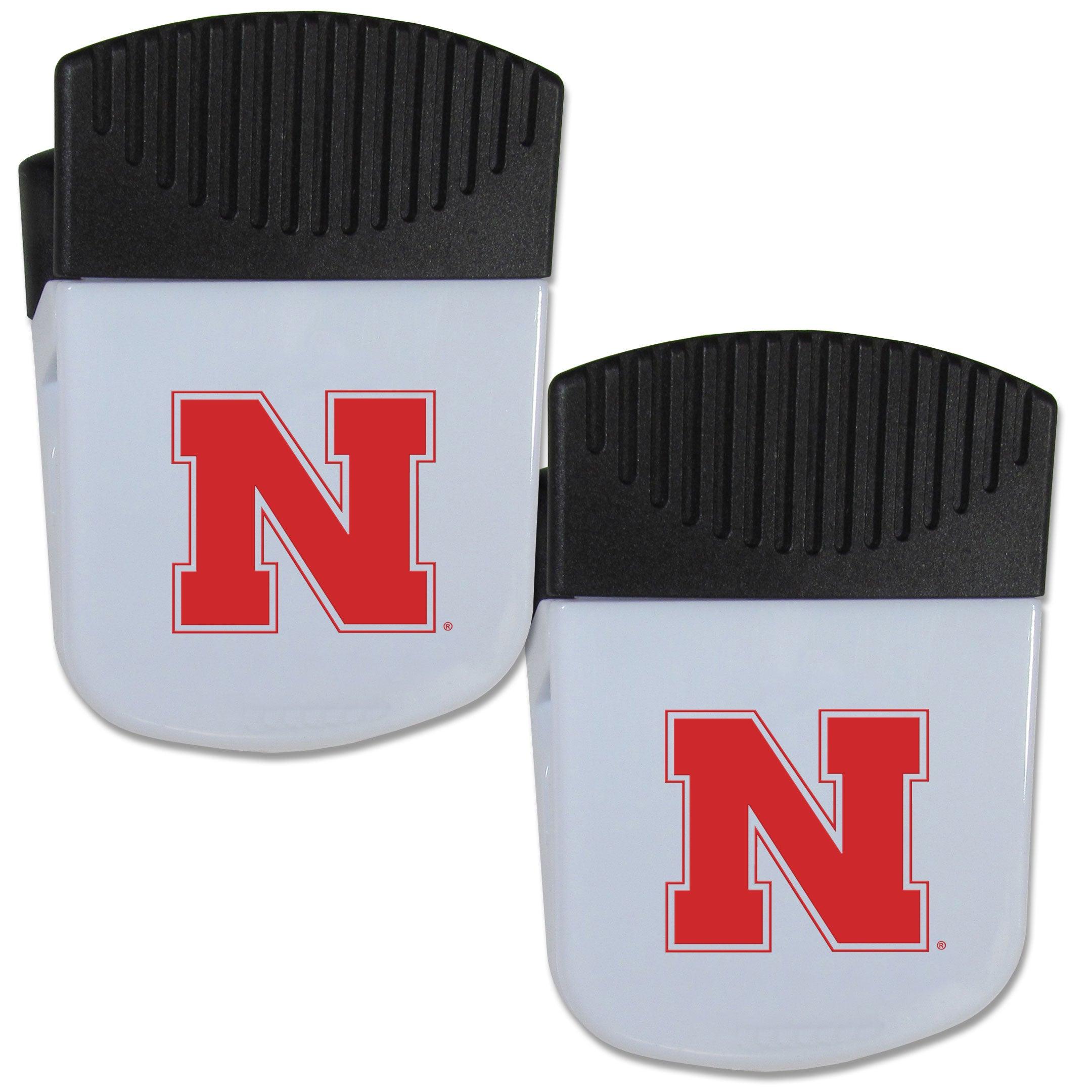 Nebraska Cornhuskers Chip Clip Magnet with Bottle Opener, 2 pack - Flyclothing LLC