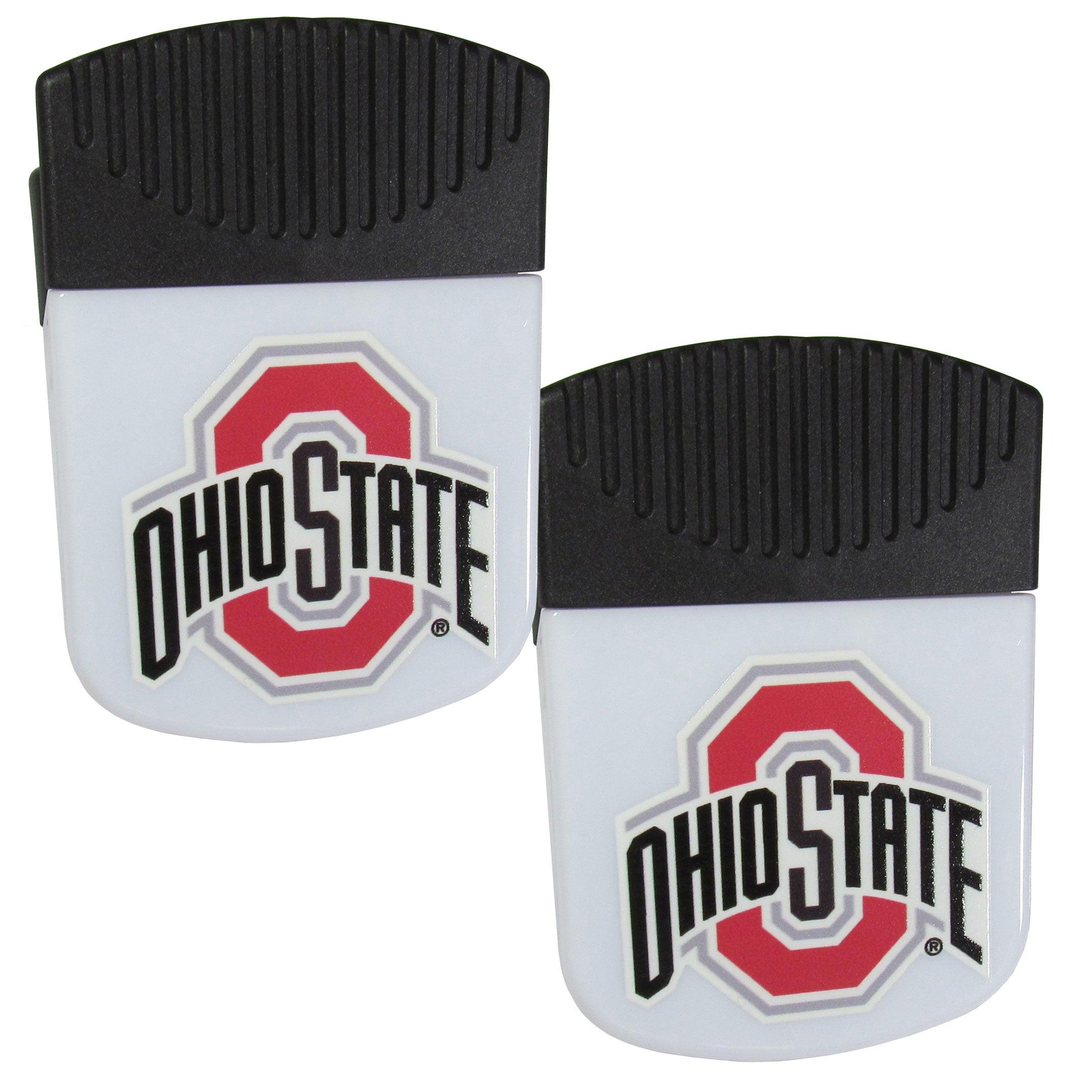 Ohio St. Buckeyes Chip Clip Magnet with Bottle Opener, 2 pack - Flyclothing LLC