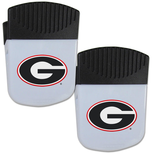 Georgia Bulldogs Chip Clip Magnet with Bottle Opener, 2 pack - Flyclothing LLC
