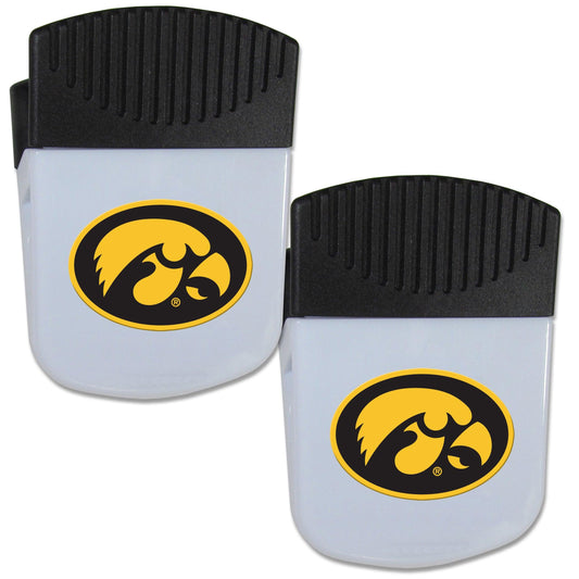 Iowa Hawkeyes Chip Clip Magnet with Bottle Opener, 2 pack - Flyclothing LLC