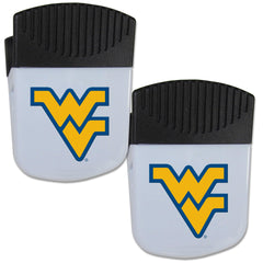 W. Virginia Mountaineers Chip Clip Magnet with Bottle Opener, 2 pack - Flyclothing LLC