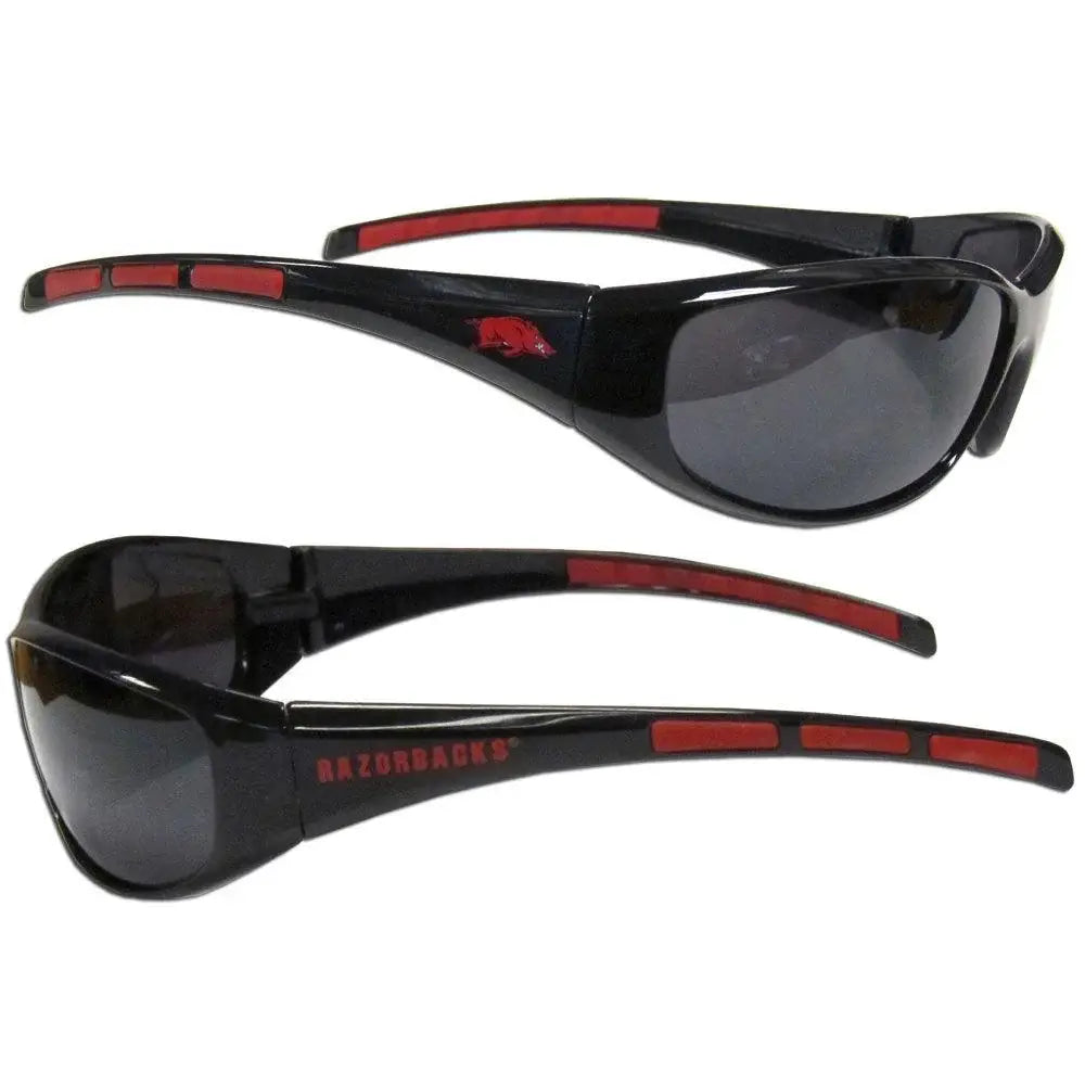Arkansas Razorbacks Wrap Sunglasses - Siskiyou Buckle - Flyclothing LLC