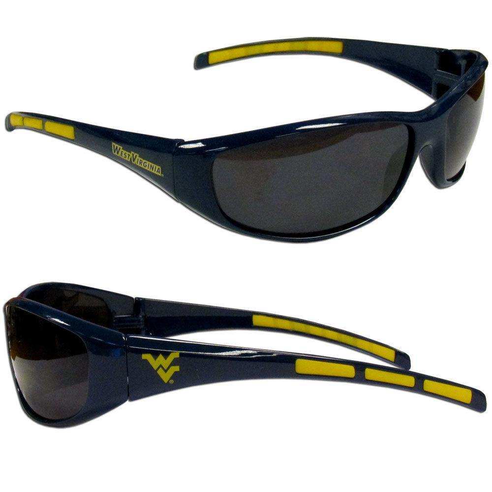 W. Virginia Mountaineers Wrap Sunglasses - Siskiyou Buckle - Flyclothing LLC