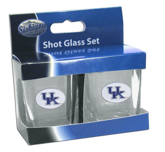 Kentucky Wildcats Shot Glass Set - Siskiyou Buckle