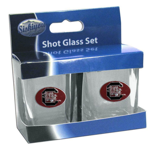 S. Carolina Gamecocks Shot Glass Set - Siskiyou Buckle