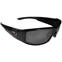 New England Patriots Black Wrap Sunglasses - Flyclothing LLC