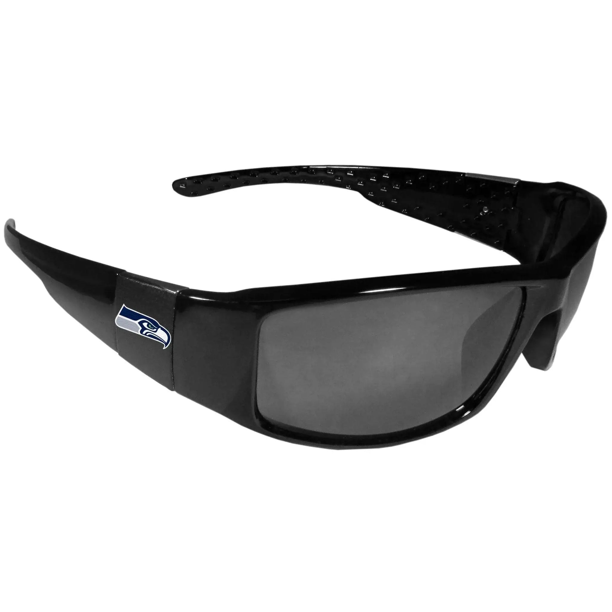 Seattle Seahawks Black Wrap Sunglasses - Siskiyou Buckle - Flyclothing LLC