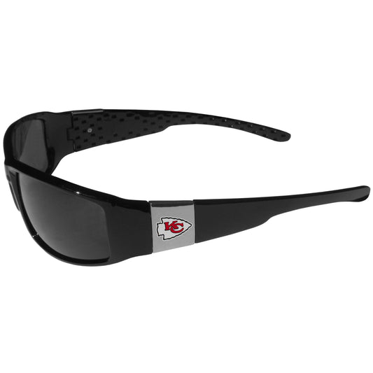Kansas City Chiefs Chrome Wrap Sunglasses - Flyclothing LLC