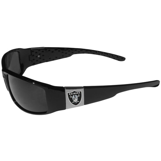 Las Vegas Raiders Chrome Wrap Sunglasses - Flyclothing LLC