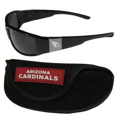 Arizona Cardinals Chrome Wrap Sunglasses and Sports Case - Flyclothing LLC
