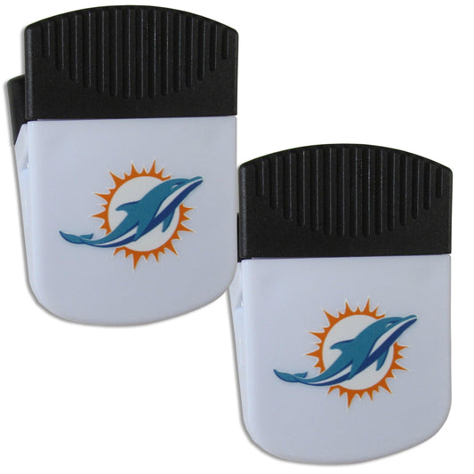 Miami Dolphins Chip Clip Magnet with Bottle Opener, 2 pack - Flyclothing LLC