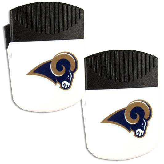 Los Angeles Rams Chip Clip Magnet with Bottle Opener, 2 pack - Flyclothing LLC