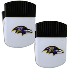 Baltimore Ravens Chip Clip Magnet with Bottle Opener, 2 pack - Flyclothing LLC