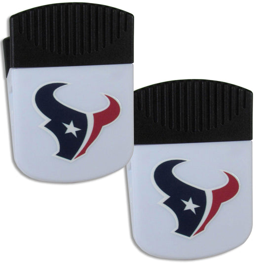 Houston Texans Chip Clip Magnet with Bottle Opener, 2 pack - Flyclothing LLC