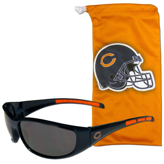 Chicago Bears Sunglass and Bag Set - Flyclothing LLC