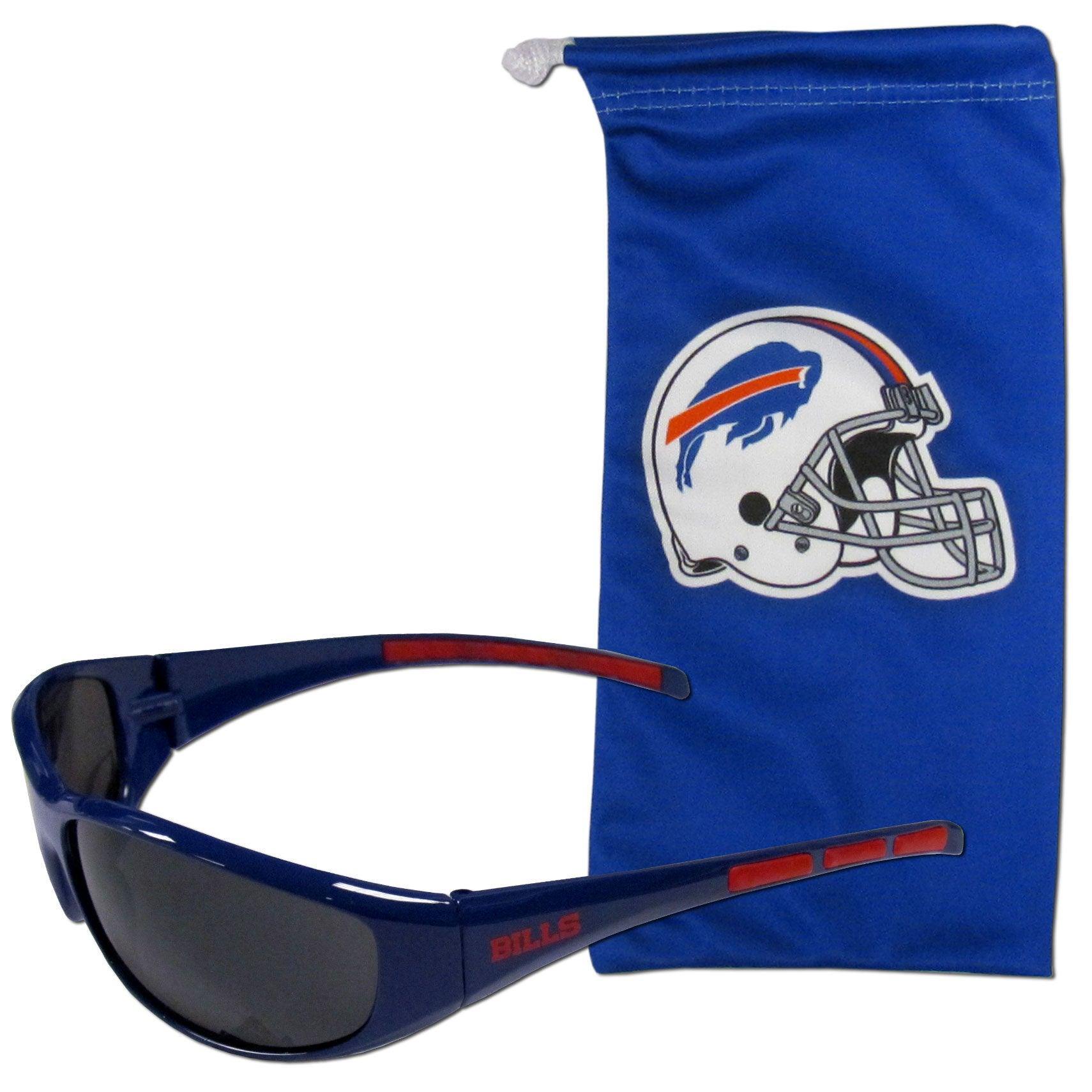Buffalo Bills Sunglass and Bag Set - Siskiyou Buckle
