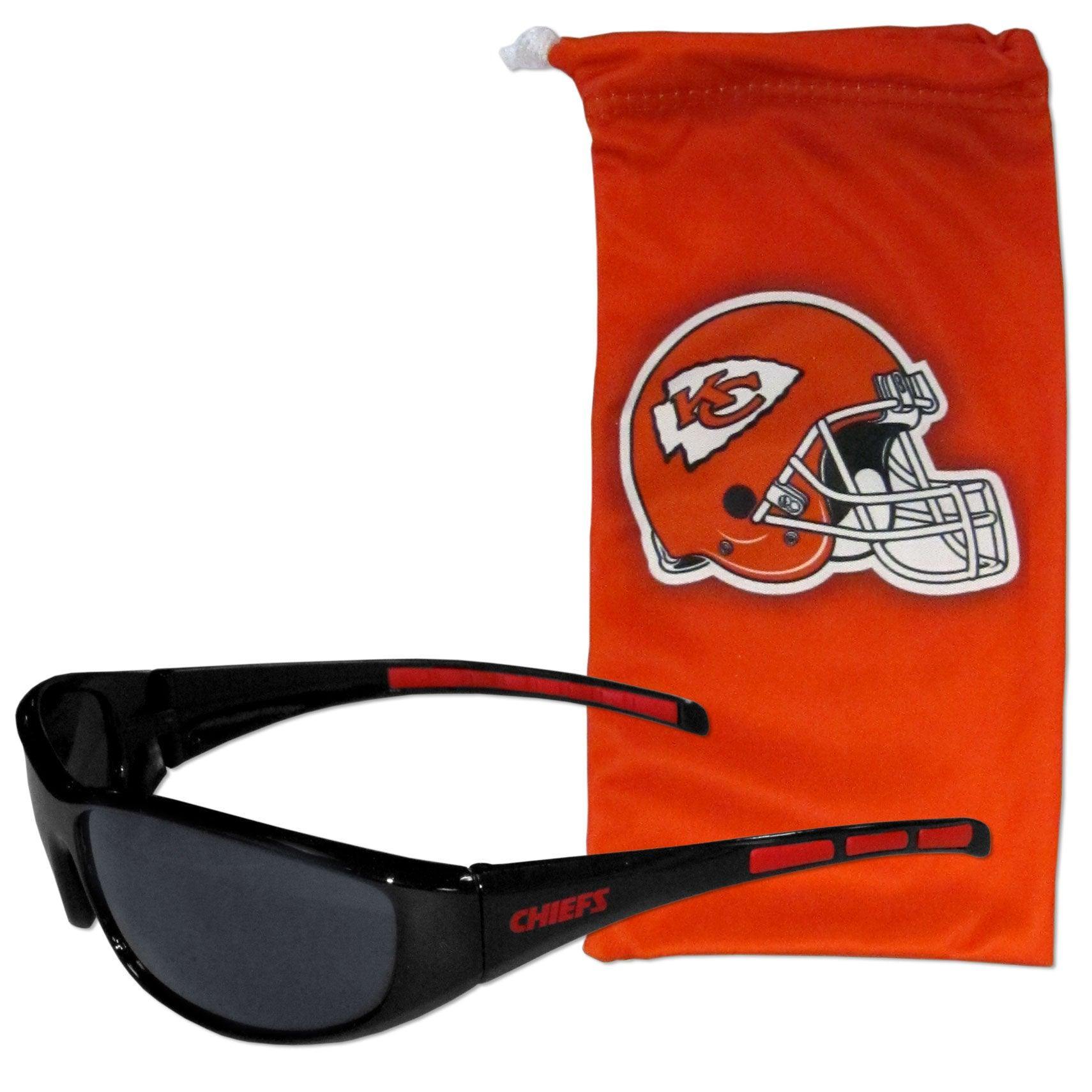 Kansas City Chiefs Sunglass and Bag Set - Kansas City Chiefs
