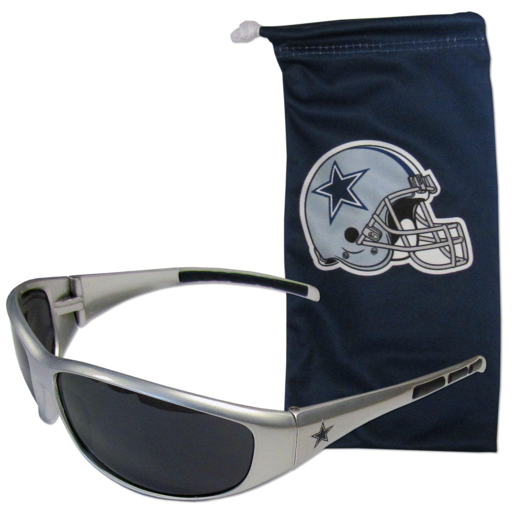 Dallas Cowboys Sunglass and Bag Set - Siskiyou Buckle
