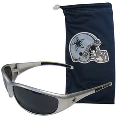 Dallas Cowboys Sunglass and Bag Set - Siskiyou Buckle