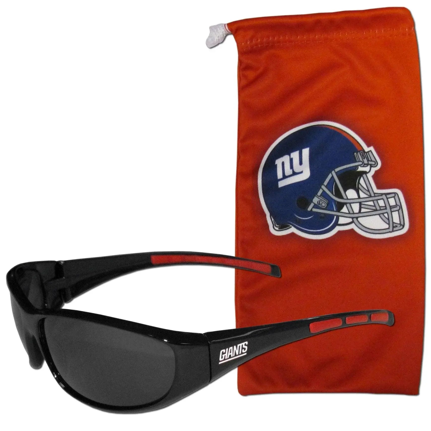 New York Giants Sunglass and Bag Set - Siskiyou Buckle - Flyclothing LLC