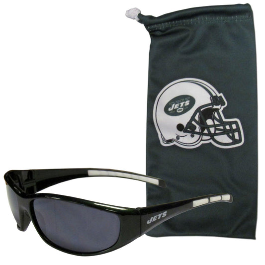 New York Jets Sunglass and Bag Set - Flyclothing LLC