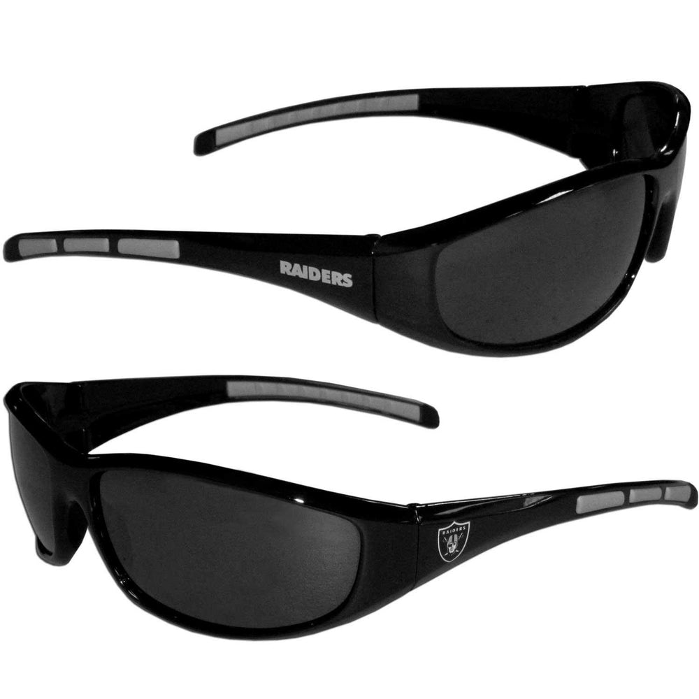 Las Vegas Raiders Wrap Sunglasses - Siskiyou Buckle
