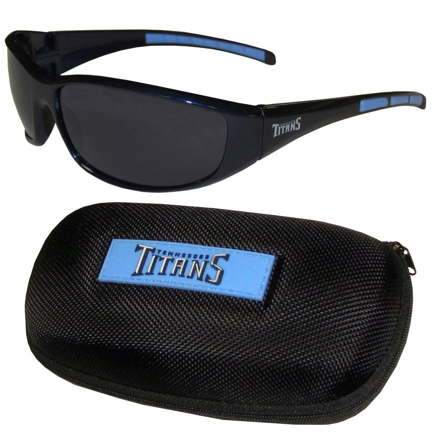 Tennessee Titans Wrap Sunglass and Case Set - Flyclothing LLC