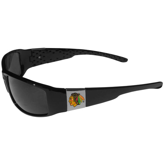 Chicago Blackhawks® Chrome Wrap Sunglasses - Siskiyou Buckle