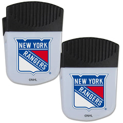 New York Rangers® Chip Clip Magnet with Bottle Opener, 2 pack - Flyclothing LLC