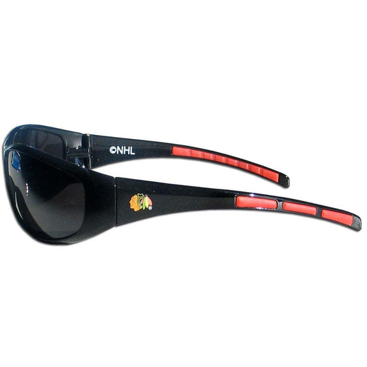Chicago Blackhawks® Wrap Sunglasses - Siskiyou Buckle